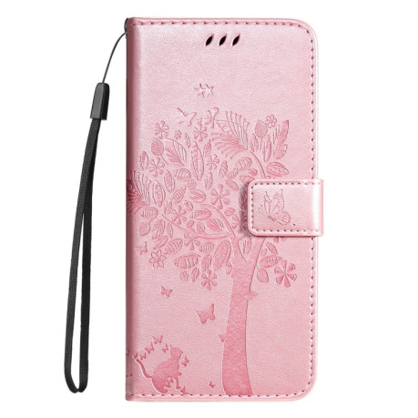 Чехол-книжка Happy Cat Pattern для Xiaomi Redmi Note 14 380503965737 - розовое золото