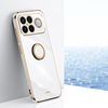 Чехол XINLI Straight Edge с держаталем-подставкой на Xiaomi Redmi K90 Pro Max / Poco F8 Ultra — белый