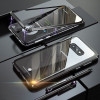Двосторонній магнітний чохол Magnetic Angular Frame Tempered Glass Samsung Galaxy S10e - чорний