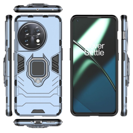 Протиударний чохол HMC Magnetic Ring Holder для OnePlus 11 5G - синій