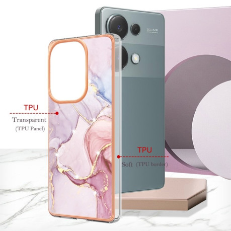 Протиударний чохол Electroplating IMD для Xiaomi Redmi Note Redmi Note 14S/ 13 Pro 4G / POCO M6 Pro 4G