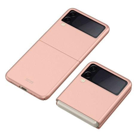 Чохол-книжка Skin Feel Frosted Samsung Galaxy Z Flip3 5G - рожевий
