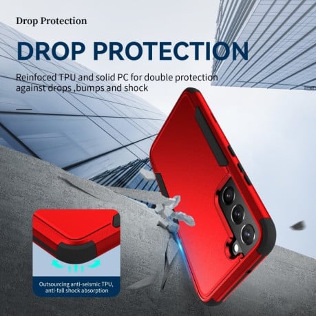 Противоударный чехол EsCase durable для Samsung Galaxy S22 Plus 5G - красный
