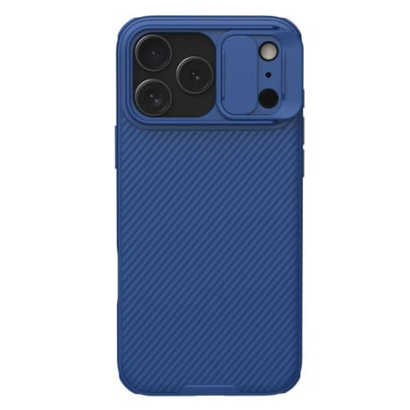 Чехол NILLKIN CamShield Pro со шторкой на камеры на iPhone 17 Pro Max - синий