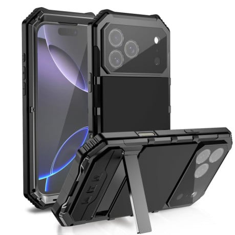 Протиударний чохол R-JUST Life Waterproof на iPhone 17 Pro Max - чорний