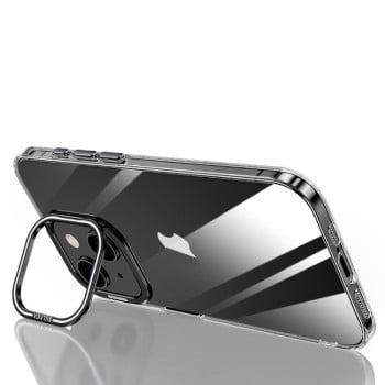 Противоударный чехол SULADA Aluminum Alloy Lens Holder для iPhone 15 - черный