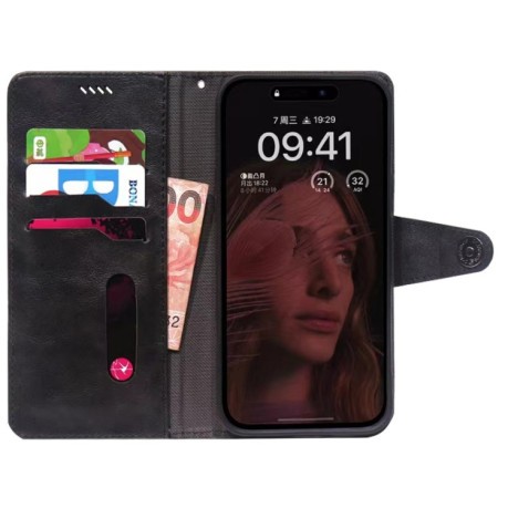 Чохол-книжка idewei Color Contrast Retro для Realme 10 5G - чорний