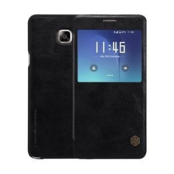Кожаный Чехол Книжка Nillkin QIN Series Black для Samsung Galaxy Note 5 / N920