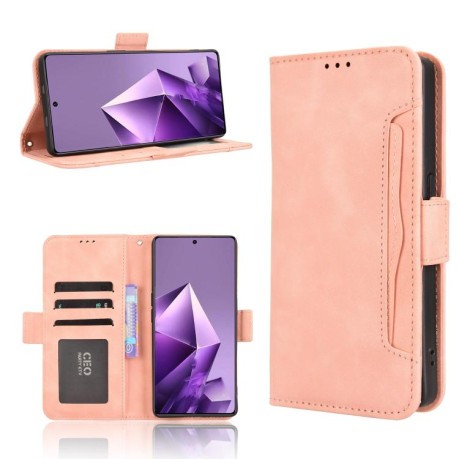 Чехол-книжка Skin Feel Calf на Infinix Note 50 Pro+ - розовый