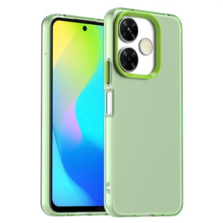 Протиударний чохол Candy Series для Xiaomi Poco M6 4G - зелений