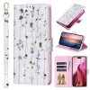 Чохол-книжка Bronzing Painting RFID для iPhone 16 Pro Max - різнокольоровий