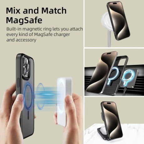 Чохол Tech-Protect MagMat MagSafe для iPhone  16 Pro - Black