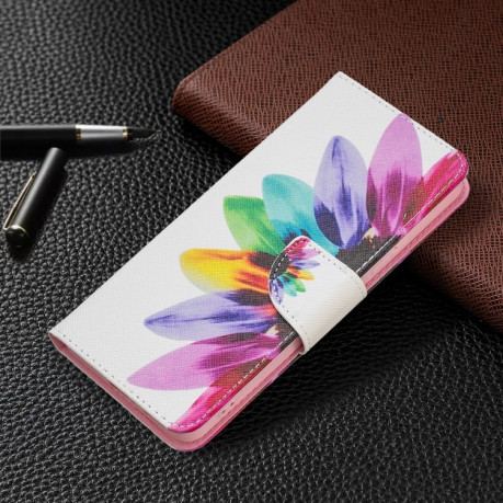 Чехол-книжка Colored Drawing Pattern для Xiaomi Redmi Note 11 Pro 5G (China)/11 Pro+ - Sun Flower