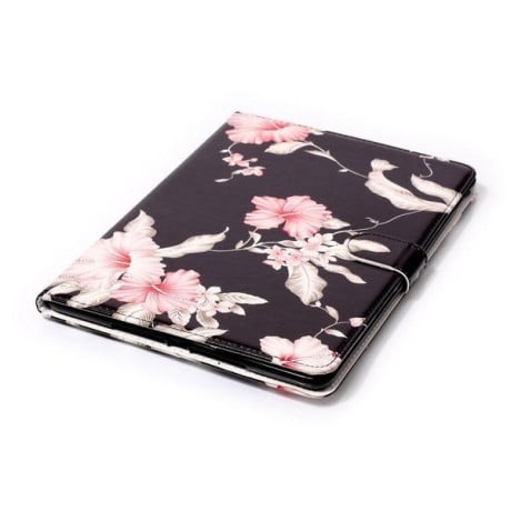 Кожаный Чехол Colored Painting Wallet Flowers для iPad Air 2