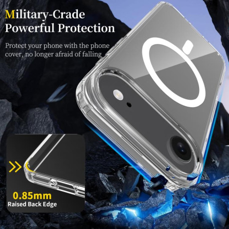 Противоударный чехол Scratchproof PC Hybrid TPU Magsafe для iPhone Air - прозрачный