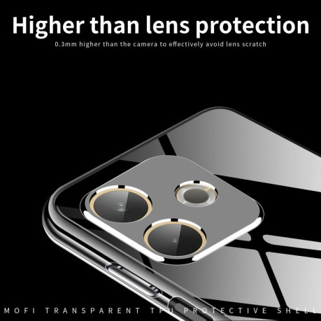 Силиконовый ультратонкий чехол MOFI Ming Series для OPPO A5 Pro 4G / 5G Global - прозрачный