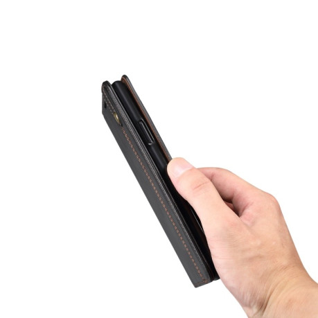 Чохол-книжка Simple Wax Crazy Horse Xiaomi Redmi Note10/10s/Poco M5s - чорний