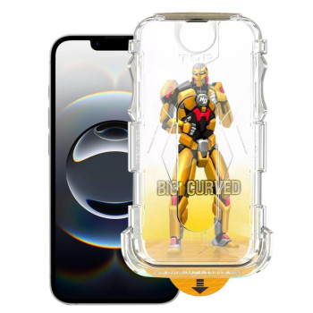 Защитное Стекло Easy Install Dust-proof Armor Tempered Glass для iPhone 16e - черное