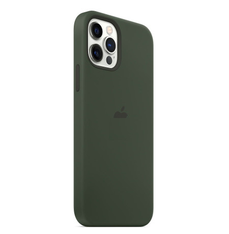Силиконовый чехол Silicone Case Cyprus Green на iPhone 12 / iPhone 12 Pro with MagSafe - премиальное качество