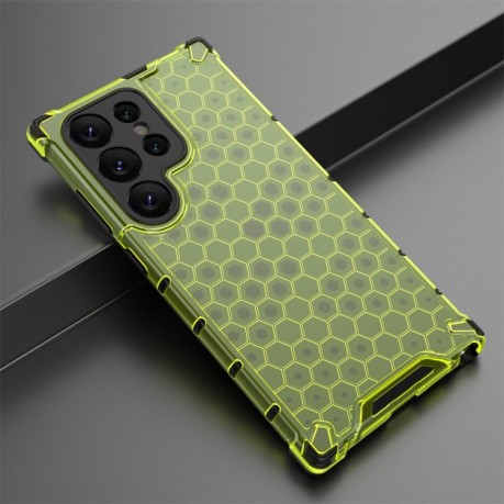Протиударний чохол Honeycomb на Samsung Galaxy S24 Ultra 5G - зелений