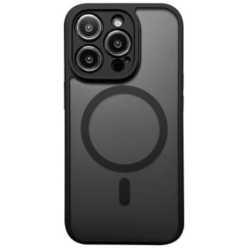 Чехол противоударный with Magsafe Magnetic Shockproof для iPhone 15 Pro Max - черный