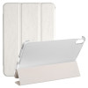 Чехол-книжка Silk Texture Three-fold на iPad mini 6 - белый