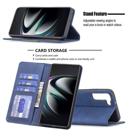 Чехол-книжка Magnetic Splicing для Samsung Galaxy S22 Plus 5G - синий
