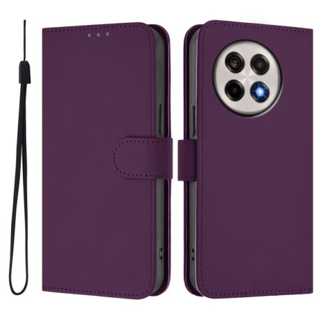 Чехол-книжка Skin Feel S-type для OnePlus 13R/Ace 5/Ace 5 Pro - фиолетовый