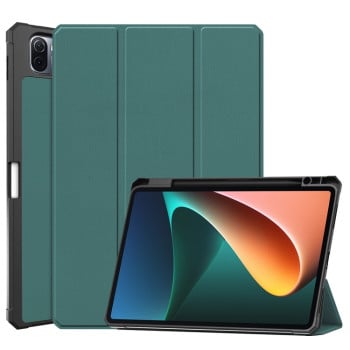 Чохол-книжка Custer Pattern Pure Color на Xiaomi Pad 5/5 Pro - зелений