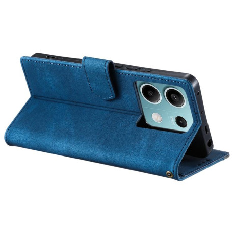 Чехол-книжка Stitching Skin Feel для Motorola Edge 60 Fusion - синий