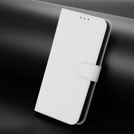 Чехол-книжка с мягким покрытием (Skin Feel) со шнурком на Xiaomi Poco M7 4G 169mm - белый
