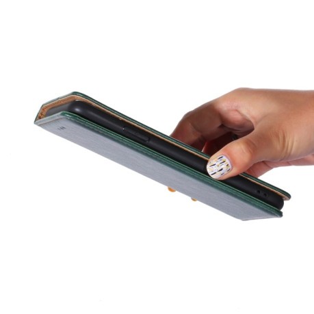 Чехол-книжка Gloss Oil Solid для Xiaomi 12 Lite - коричневый