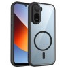 Протиударний магнітний софт-тач чохол Escase на Redmi A7 Pro / Poco C85x — чорний