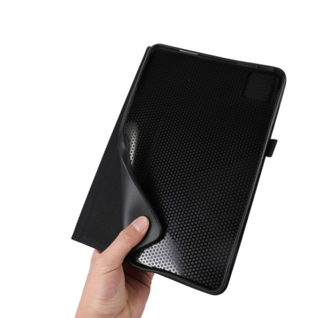 Чехол-книжка Fabric Leather для Xiaomi Pad 7 / 7 Pro - пурпурно-красный
