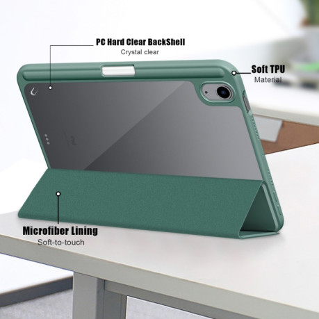 Чохол-книга Transparent Acrylic для iPad mini 6 - зелений
