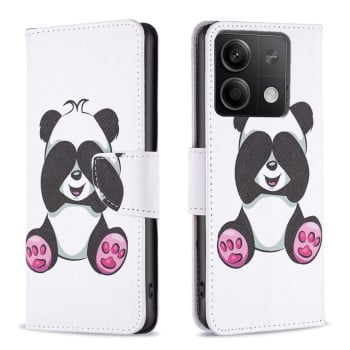 Чохол-книжка Colored Drawing Pattern для Xiaomi Redmi Note 13 4G - Panda