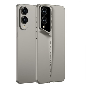 Ультратонкий чехол GKK Blade Ultra-thin Full Coverage для Samsung Galaxy S25 Edge 5G - золотой