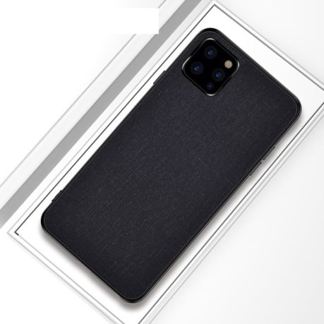 Чохол протиударний Cloth Texture на iPhone 11 Pro- чорний