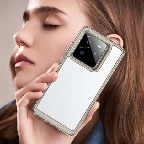 Противоударный чохол Colorful Acrylic Series для Realme GT 7 Pro - серый