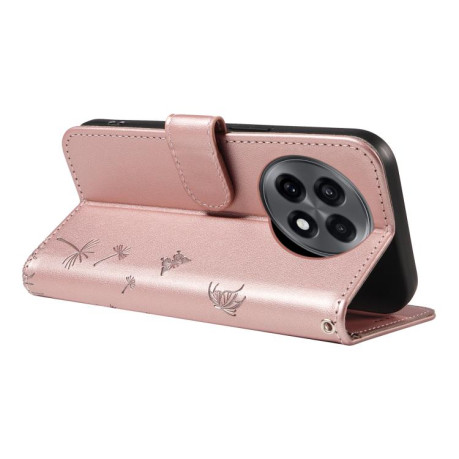 Чохол-книжка Dandelion Embossed Pattern Flip Leather для OnePlus 13R 5G Global - золото