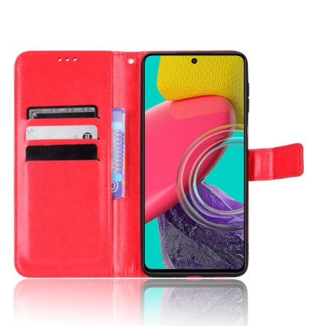 Чехол-книжка Retro Crazy Horse Texture на Samsung Galaxy M53 5G - красный