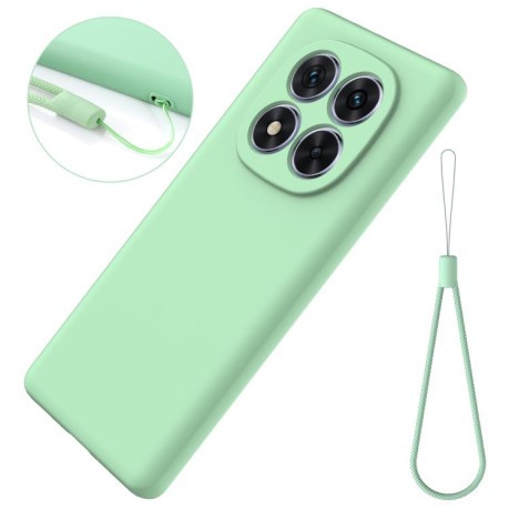 Силіконовий чохол Solid Color Liquid Silicone на Xiaomi Poco 8 Pro/Redmi Note 15 Pro+ 5G / Poco M8 Pro — зелений