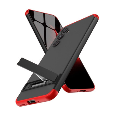 Противоударный чехол GKK Three Stage with Stand на Samsung Galaxy A54 5G - черно-красный