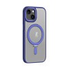 Протиударний чохол Skin Feel MagSafe Magnetic для iPhone 15 - синий