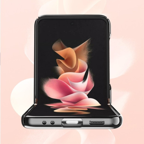 Противоударный чехол Symphony Plating для Samsung Galaxy Z Flip3 5G - розовое золото