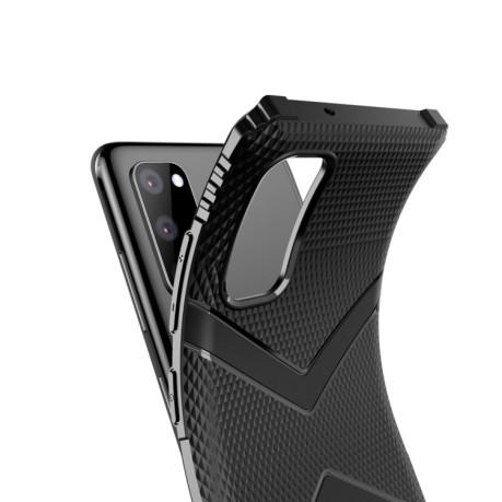 Противоударный чехол Diamond Shield  Drop Protection на Samsung Galaxy S20-зеленый