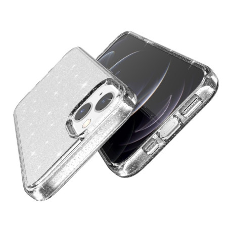 Протиударний чохол Terminator Style Glitter для iPhone 14/13 - прозорий