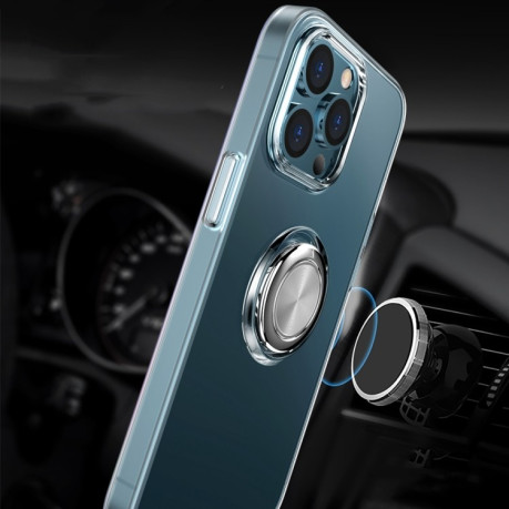 Противоударный чехол Matte with Ring Holder для iPhone 13 Pro Max - белый