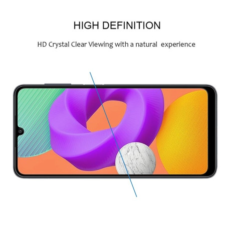 Захисне скло Full Glue Full Screen Samsung Galaxy M22 - чорне