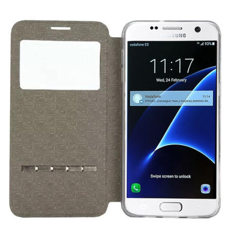 Чехол-книжка Display ID для Samsung Galaxy S7 - белый